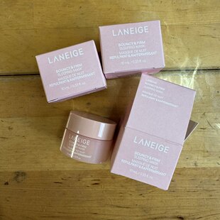 Ночная маска LANEIGE Bouncy & Firm, увлажняющая порошковая маска 10 мл, не смывать