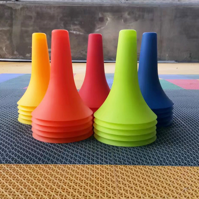 Obstacle marker barrel basketball training equipment thickened logo cone horn barrel football training personal trainer logo barrel