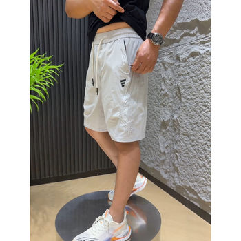Men's summer shorts american style workwear functional style loose breathable casual 2026 new ice silk quick-drying pants