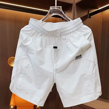 Men's casual summer shorts sports five-point pants 2025 new super beautiful mid-sized pants quick-drying pants thin loose