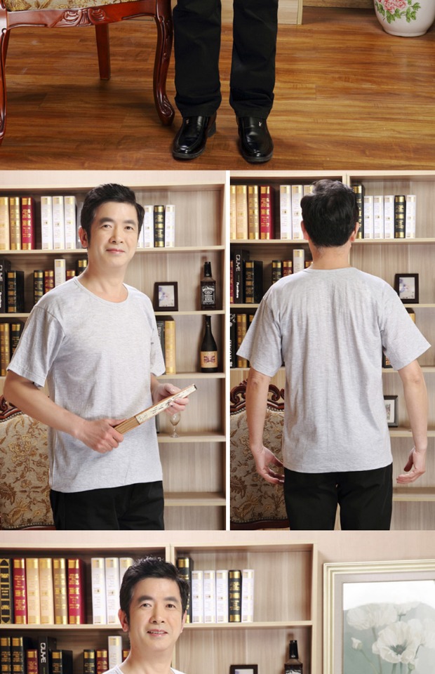 Hoa cúc nam thương hiệu cotton vest trung niên thả lỏng đồ lót cũ áo sơ mi cotton mùa hè ngắn tay áo thun áo ba lỗ nữ đệm ngực