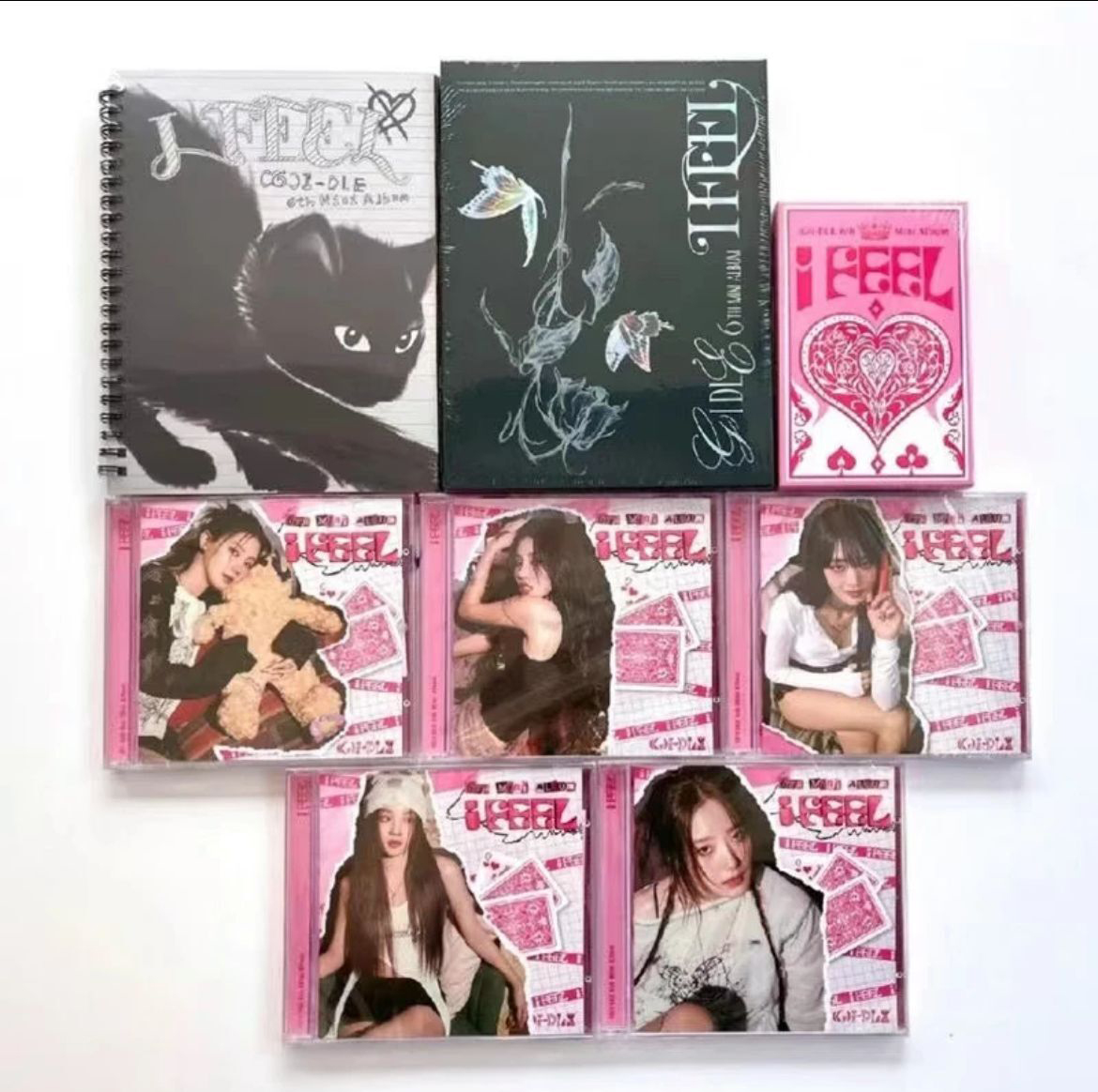 Spot (G) I-DLE Mini 6 GIDLE NEW ALBUM I FEEL OFFICIAL Perimeter Small Card-Taobao