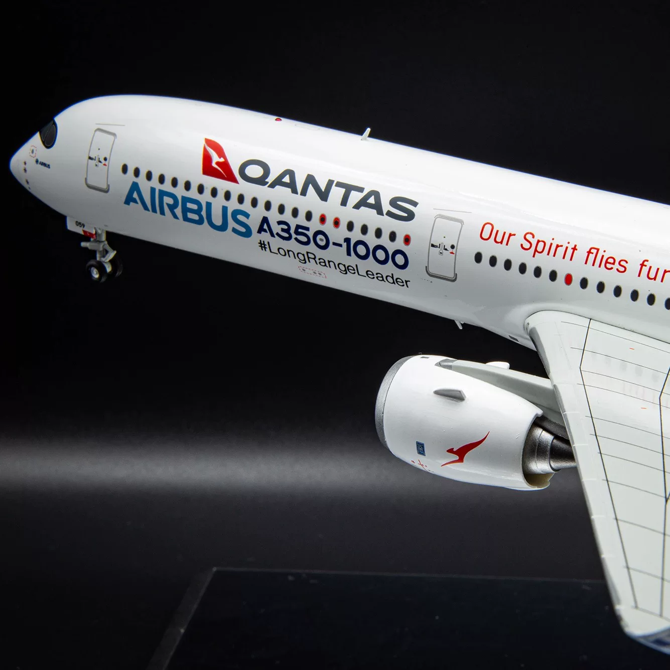 Модель самолета Airbus A350-1000 в масштабе 1:200, коллекционная фигурка JCwings, Австралийская памятная роспись