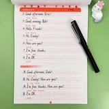 Тетрадь для школьников, каллиграфия, ручка для тренировок, коллекция 2023, английский, для средней школы, Италия, английские буквы