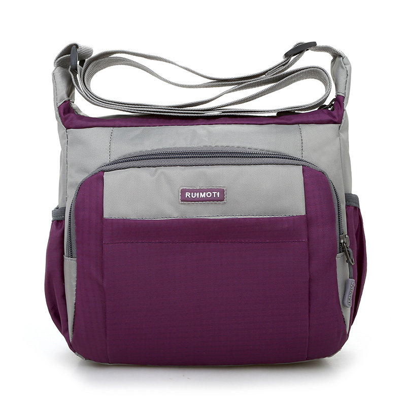 Summer new Oxford cloth bag large-capacity shoulder Messenger bag middle-aged and elderly casual sports mom bag waterproof women's bag