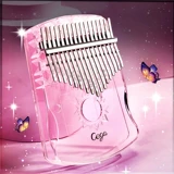 Калинба Кристаллический большой палец пианино прозрачный пальцем пиана кабалин ка -лингба 17 тонирование