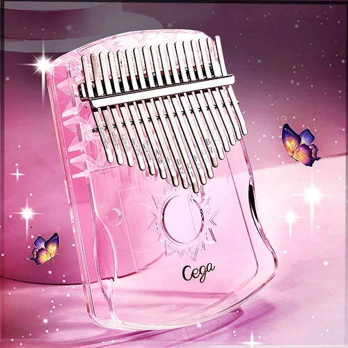 Калинба Кристаллический большой палец пианино прозрачный пальцем пиана кабалин ка -лингба 17 тонирование