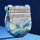 21 Инь Калинба пальцы пальцы кристалл прозрачный начинающий 17 Yinqin Kalimba Musical Girl