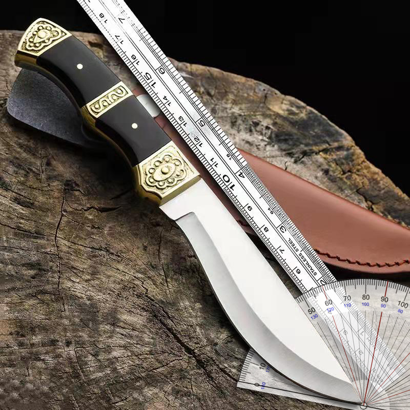 Cutter Tritium Gas Knife Carry-on knife with small knife straight knife open edge water fruit knife in the wild to ask for outdoor anti-Taobao