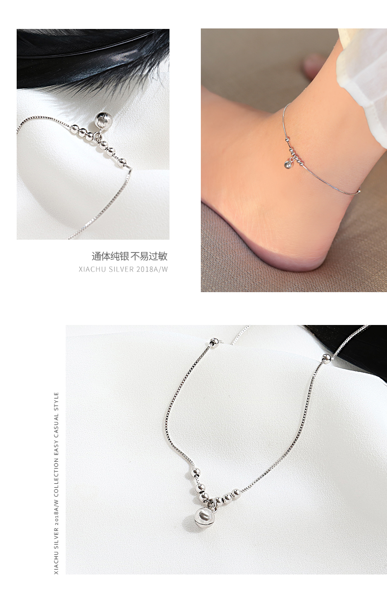 Chaine de cheville Femme en Argenterie - Ref 3102550 Image 17