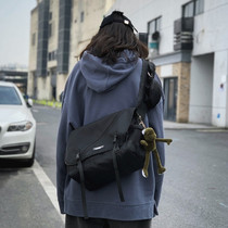 Hong Kong Tide brand net red tooling bag Shoulder Bag Men hip hop ins satchel student function backpack female shoulder bag