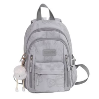 Маленький серый кулон для волос -шар