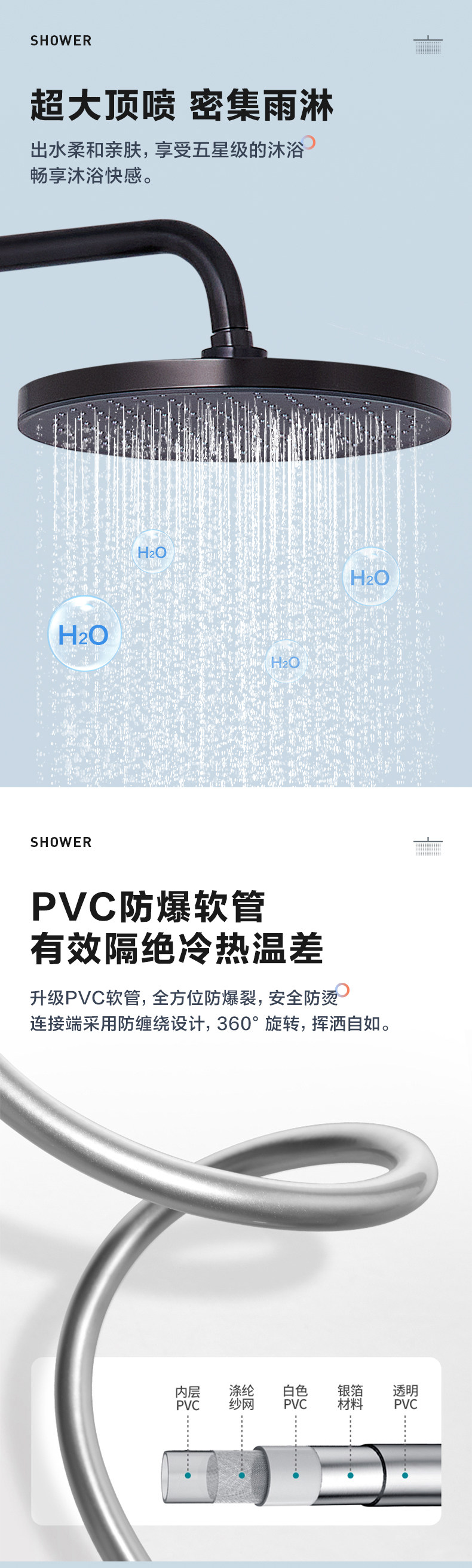 Смеситель для душа 【门店同款】箭牌卫浴淋浴花洒套件家用温度数显淋浴器amg13s36gg ARROW