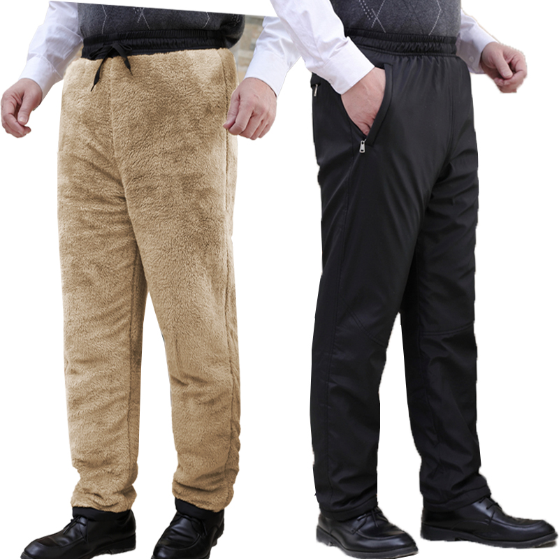  USD 81 09 The elderly cotton trousers men s winter outer 