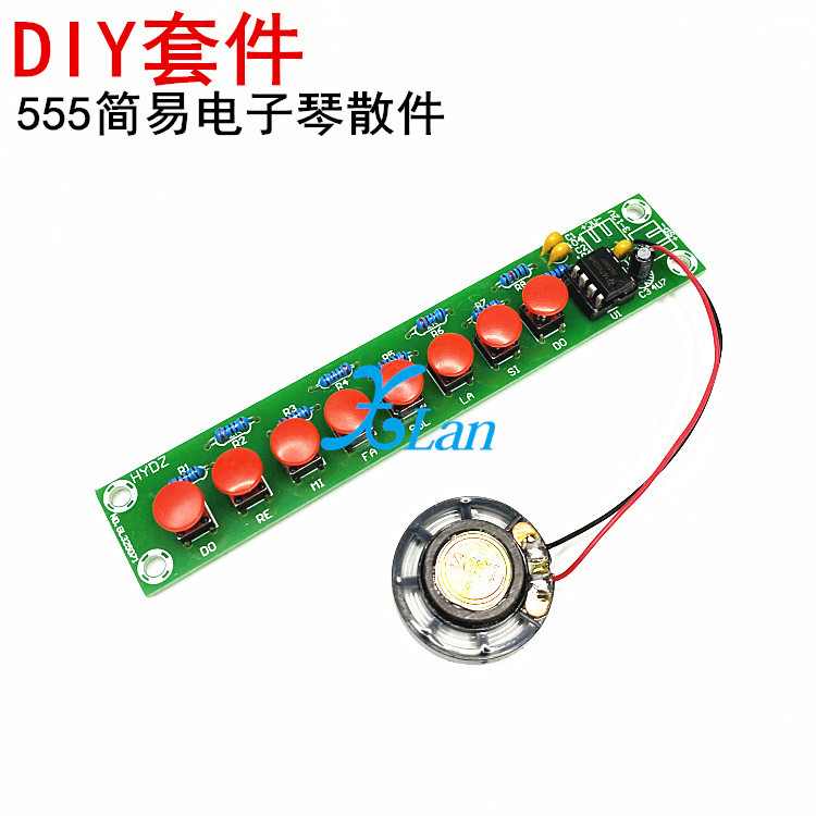 Ne555 Simple Electronic Keyboard Kit Electronic Keyboard Building Kit DIY Parts DIY Electronic Keyboard Kit