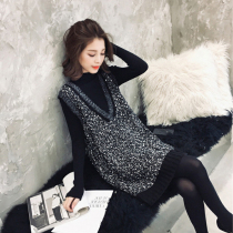 Dress 2021 new womens annual meeting vintage waist strap New year clothes two dress dress children Spring