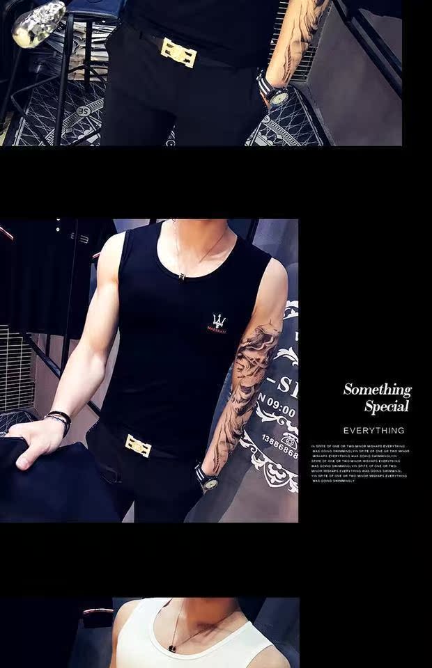 Áo vest thể thao cotton mùa hè nam giới thương hiệu thanh niên phiên bản Hàn Quốc của anh chàng tu luyện tinh thần bó sát áo ghi lê