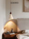 Background Wall Pendant Light, Small Yellow Lamp, New Model for Small Living Room, Hanging Light for Bedside, Vintage Stone Style, Entryway, Hill-Shaped Bedroom, Wabi-Sabi Style