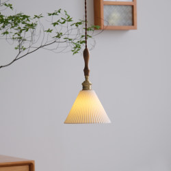 New Style Vintage Bedroom Bedside Small Pendant Light Ceramic Lamp American Retro Restaurant Bar Designer Pendant Light