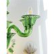Light French Elegant Green Candle Chandelier Designer Medieval Glass Light Luxury Retro Dining Room Living Room Bedroom Chandelier