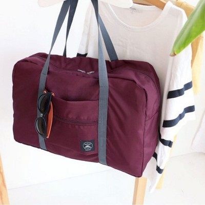 Folding travel bag hand -randable shoulder bag women's portable folding storage bag large -capacity bag bag men's suitcase