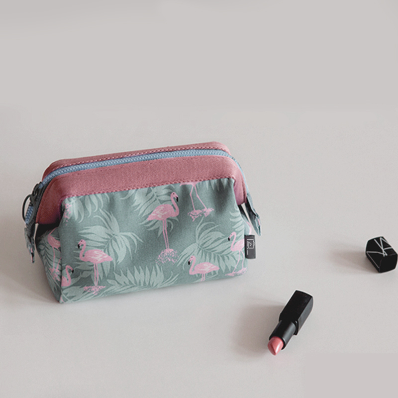 South Korea Makeup Bag Small Number Portable Mini Cosmetics Containing Bag Woman Large Capacity Makeup Bag Carry-on Bag