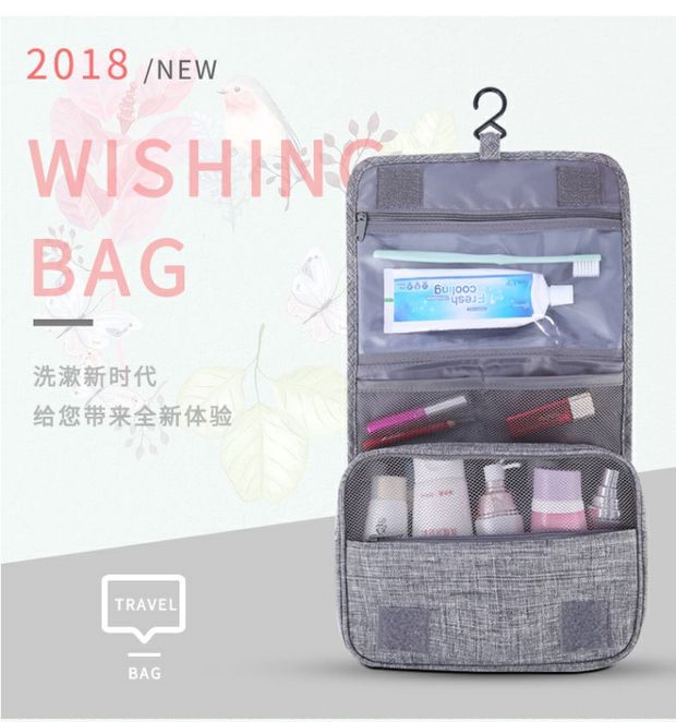 Công suất lớn nam và nữ du lịch không thấm nước rửa túi chải chuốt túi đồ dùng vệ sinh cung cấp mỹ phẩm lưu trữ túi du lịch mỹ phẩm túi - Rửa sạch / Chăm sóc vật tư túi vải đựng mỹ phẩm