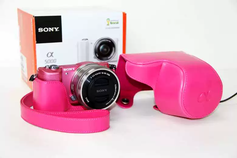 Túi đựng máy ảnh Sony NEX-5TL 5R a5000 NEX-5T 5N a5100 3N a5100 bao da đơn - Phụ kiện máy ảnh kỹ thuật số