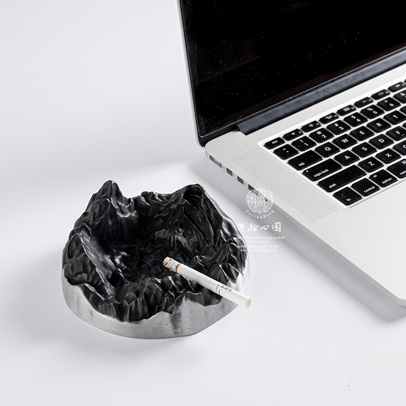 ZORING PARK Home store Aluminum Volcano Ashtray Reduced incense desktop furnace furnace furnace furnace furnace furnace furnace