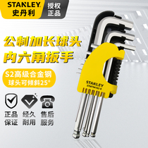 Stanley Hexagon wrench Single ball head lengthened Metric set Hexagon 2 1 5 3 4 5 6 7mm