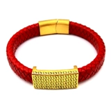 Модный золотой браслет, часы, лабиринт