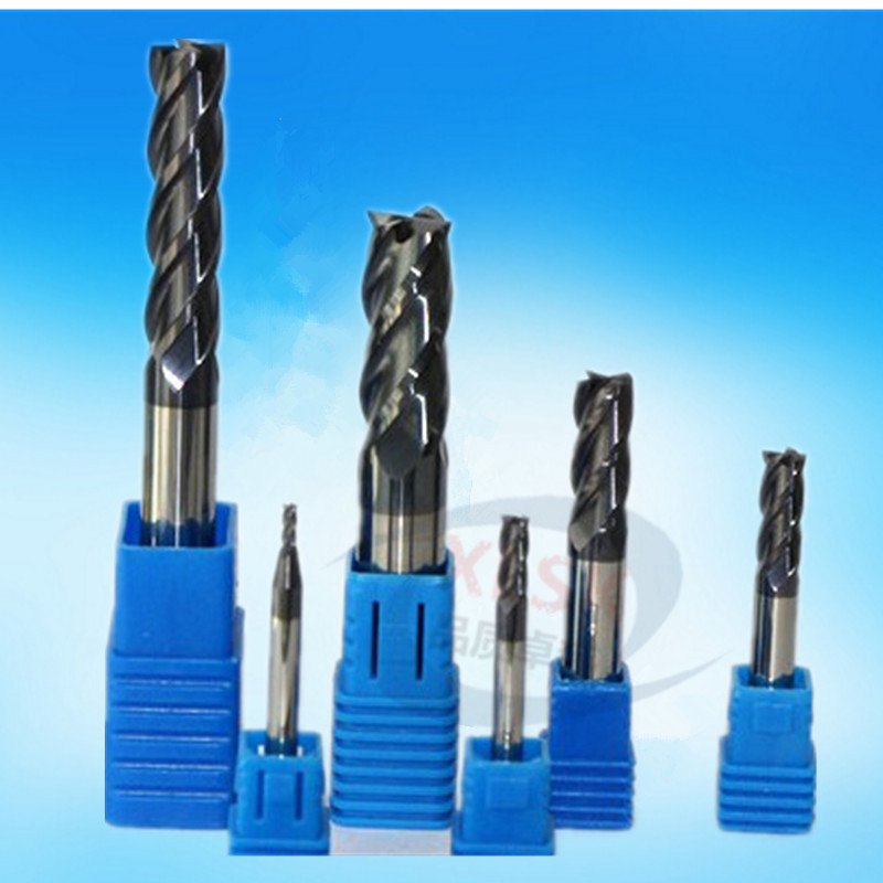 Hard alloy numerical control upright milling cutter integral tungsten steel milling cutter lengthened milling cutter 3 4 5 6 8 10 12 * 75 * 120-Taobao