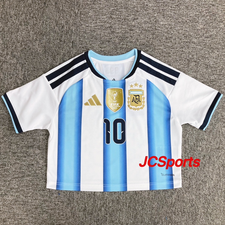 Argentina 2026 World Cup in the United States, Canada, and Mexico Official Authentic Messi Women's Home Short-Sleeved Sports Jersey Ke5982 Argentina 2026 World Cup in the United States, Canada, and Mexico Official Authentic Messi Women's Home Short-Sleeved Sports Jersey Ke5982