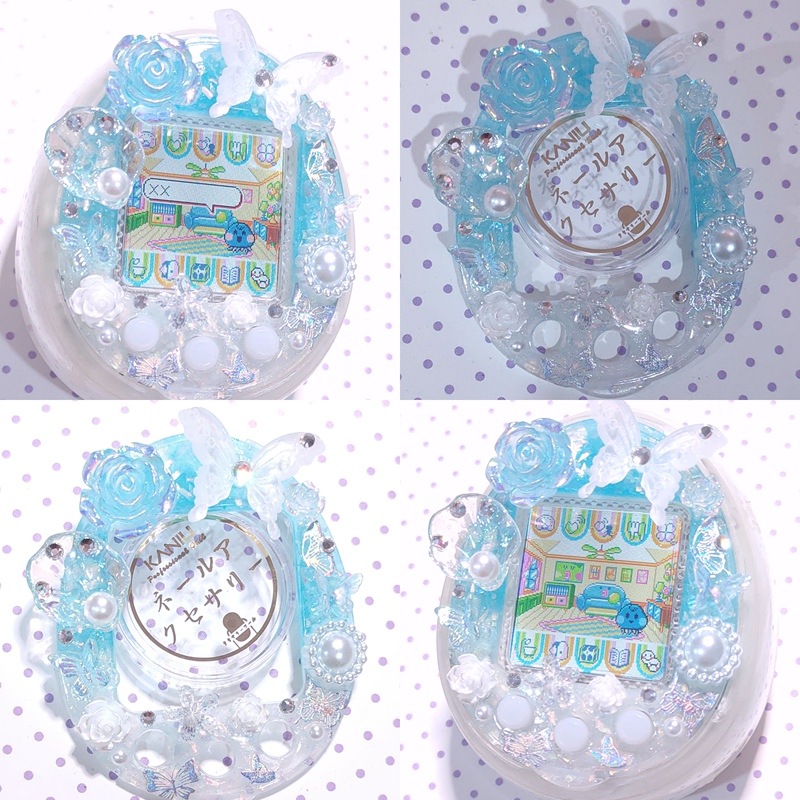 [Blue Butterfly Rose Model] Japanese Tamagotchi 4U/4U+ Panel, Not Compatible with Chinese-Made Devices