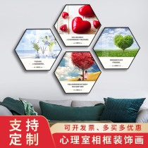Psychological Consulting Room wall layout community school wall wall cultural wall inspirational maxim can be customized