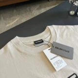 Футболка с коротким рукавом, услуга «вышивка логотипа», круглый воротник, оверсайз