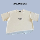 Футболка с коротким рукавом, услуга «вышивка логотипа», круглый воротник, оверсайз