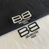 Футболка с коротким рукавом, услуга «вышивка логотипа», круглый воротник, оверсайз