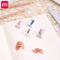 Del stationery 0594 mini pencil sharpener pencil sharpener small pencil sharpener eyebrow pencil sharpener student knife