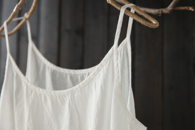 Tây thiếu ánh sáng đa năng văn chương và phần dài của chiếc váy cotton cotton mùa hè của phụ nữ lót váy mới - Sản phẩm HOT đầm suông trung niên