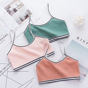 Cô gái sling con lớn váy mùa hè 12 mặc childrens mỏng 11 vest mới bông lót bọc trong một chiếc áo ngực thở.