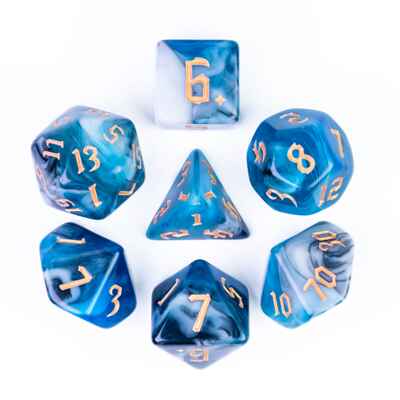 coc multi-sided dice, color pieces, TRPG running club board game Dungeons & Dragons Cthulhu, 20-sided dice