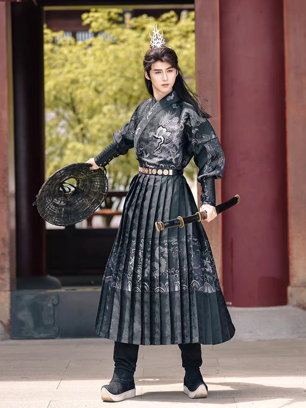 Hua Jinji Original Hanfu [General's Order] Men's and Women's Flying Fish Brocade Guard Spring and Autumn Hanfu with Gold Weaving Retro Full Set