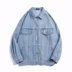 Áo khoác denim nam xu hướng áo khoác lửng lỗ phiên bản Hàn Quốc mùa xuân và mùa thu gió cá tính sinh viên trẻ trung mới - Áo khoác đôi áo bomber Áo khoác đôi