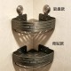 Bathroom Storage Rack, No-Drill Wall-Mounted Shelf, Triangular Space Aluminum Rack for Hotel Restroom