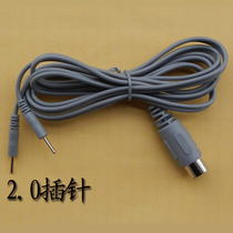 Acid-base flat DDS bioelectric massager electrotherapy instrument accessory cable five-core double-needle wire body control cable