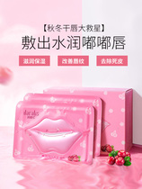 Cranberry lip film exfoliating skin lightening lip lines moisturizing moisturizing to remove melanin female patch flagship store
