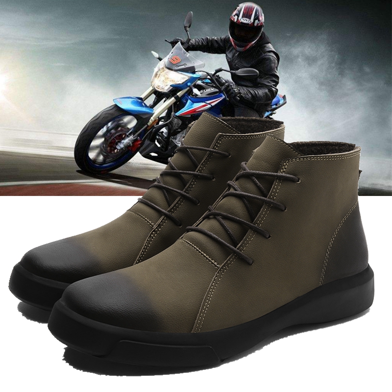 Foreign Trade Motorcycle Shoes Breathable Locomotive Boots Male Rider waterproof and anti-fall Four Seasons riding boots Off-road Racing Shoes-Taobao