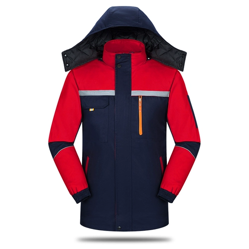 Зимняя удерживающая тепло куртка для работы, увеличенная толщина, делается под заказ