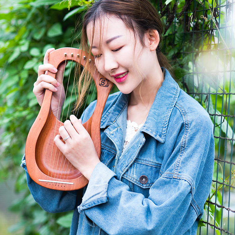 Walter Leia 16-string small harp lyre10-string Lear lyre Greek konghou minority musical instrument easy to learn